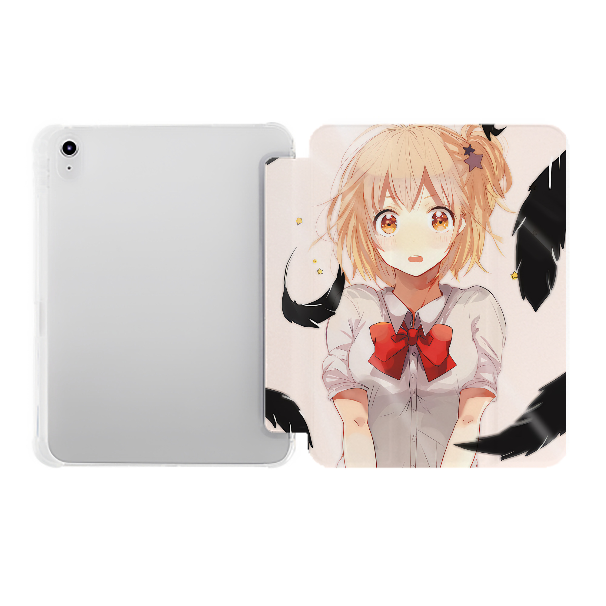 （画像用） ハイキュー!! Haikyu!! IPad ケース ペン収納付き 三つ折りスタンド PUレザー×シリコン 対応機種9.5/10.5/10.9インチ